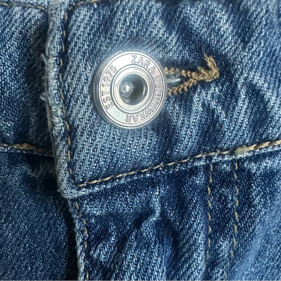 Zara Men's Relaxed Cotton Slouchy Fit Blue Jeans - Picture 2 of 6